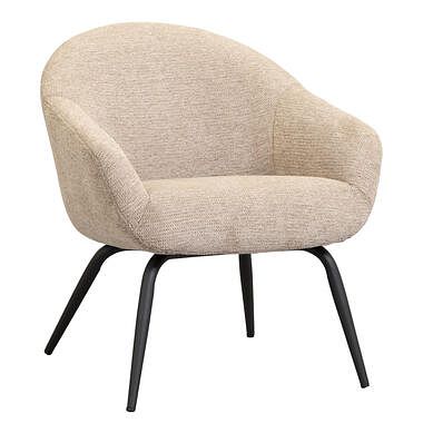 Foto van Fauteuil lieke - beige - leen bakker