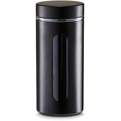 Foto van Zeller - storage glass, 1200 ml, black