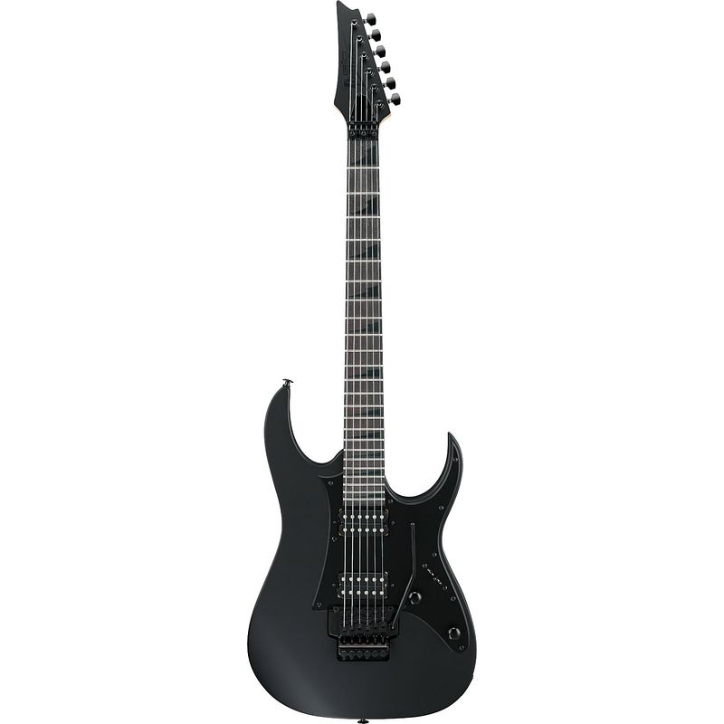 Foto van Ibanez grgr330ex gio black flat elektrische gitaar