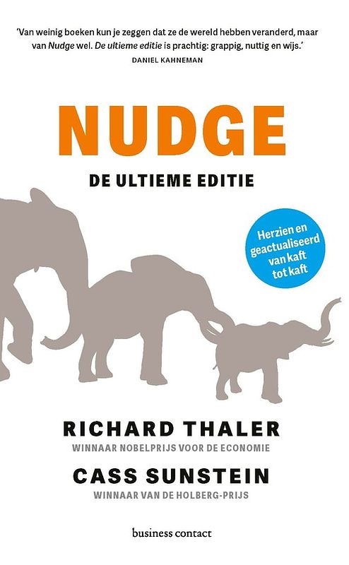 Foto van Nudge - de ultieme editie - cass sunstein, richard thaler - ebook (9789047016908)