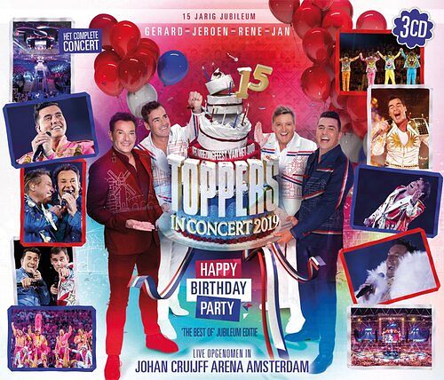 Foto van Toppers in concert 2019 - happy birthday party - cd (0602577604317)