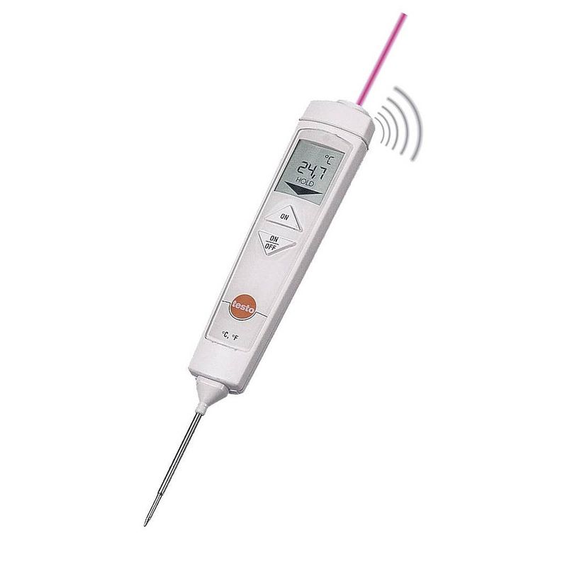 Foto van Testo 826-t4 infrarood-thermometer optiek 6:1 -30 - +300 °c contactmeting