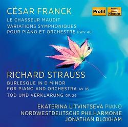 Foto van Ekaterina litvintseva plays cesar franck & richard - cd (0881488200607)