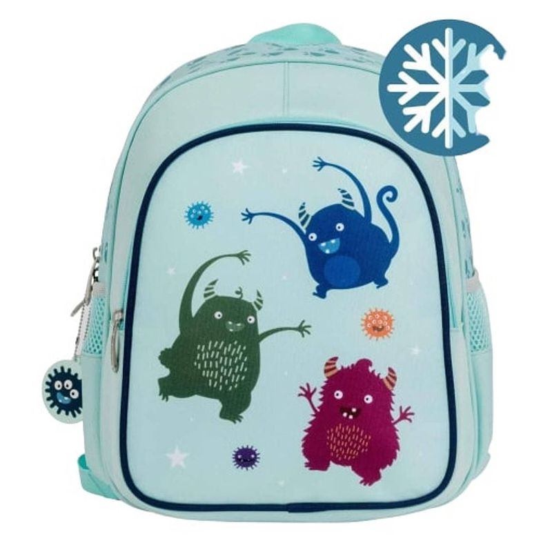 Foto van A little lovely company rugzak monsters jongens 13 liter polyester blauw