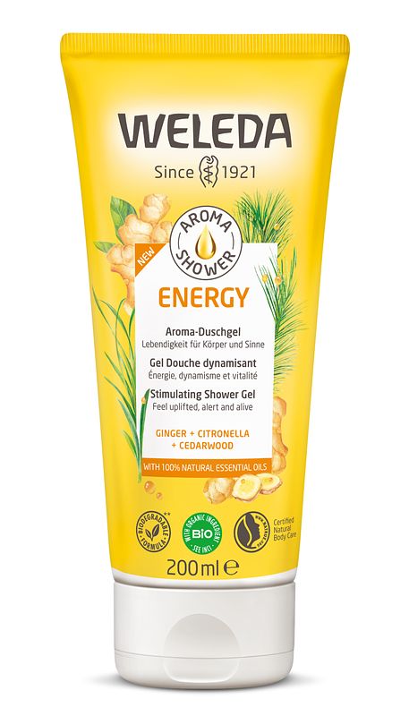 Foto van Weleda aroma shower energy