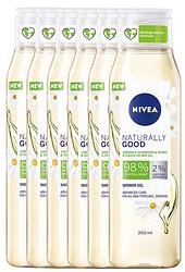 Foto van Nivea naturally good jasmin & chamomile shower gel voordeelverpakking