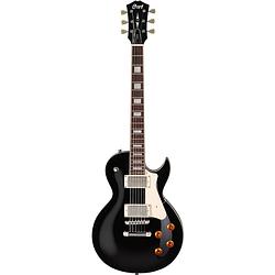 Foto van Cort classic rock cr200 black elektrische gitaar