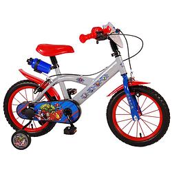 Foto van Avengers kinderfiets - jongens - 14 inch - grijs - twee handremmen