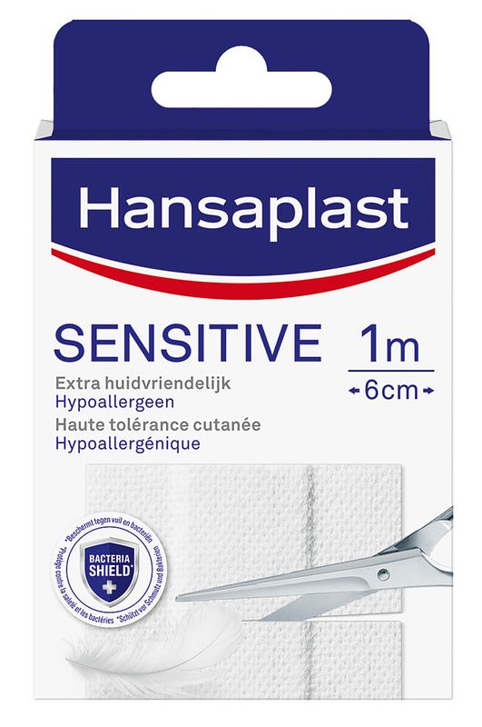 Foto van Hansaplast sensitive 1 m x 6cm bij jumbo