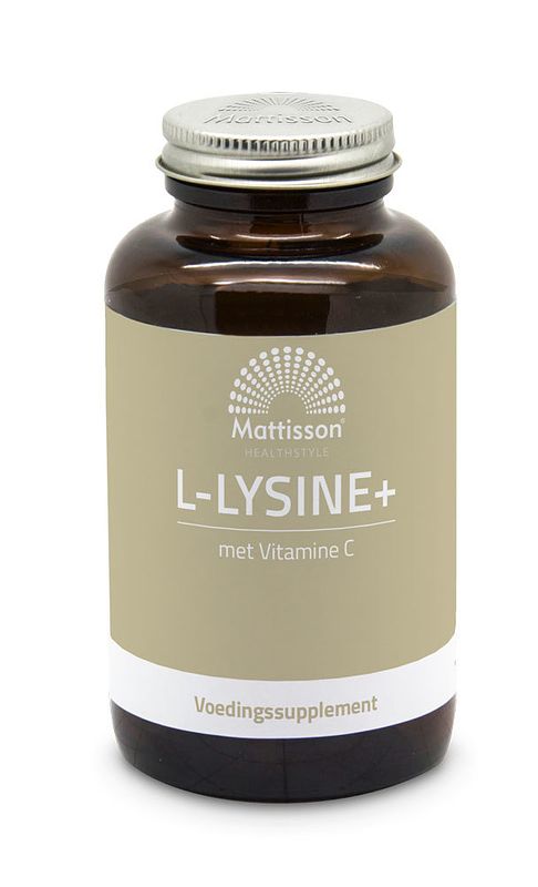 Foto van Mattisson healthstyle l-lysine+ met vitamine c capsules