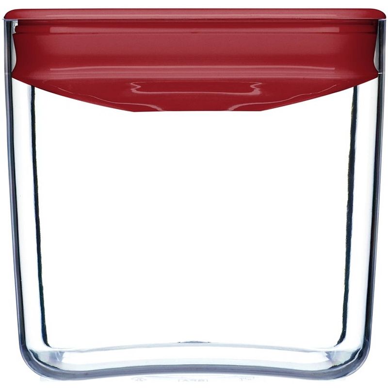Foto van Clickclack vershoudbox pantry cube 1,4 l polycarbonaat rood