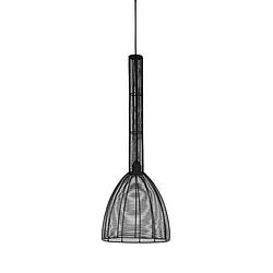 Foto van Light & living - hanglamp tartu - 28x28x81 - zwart