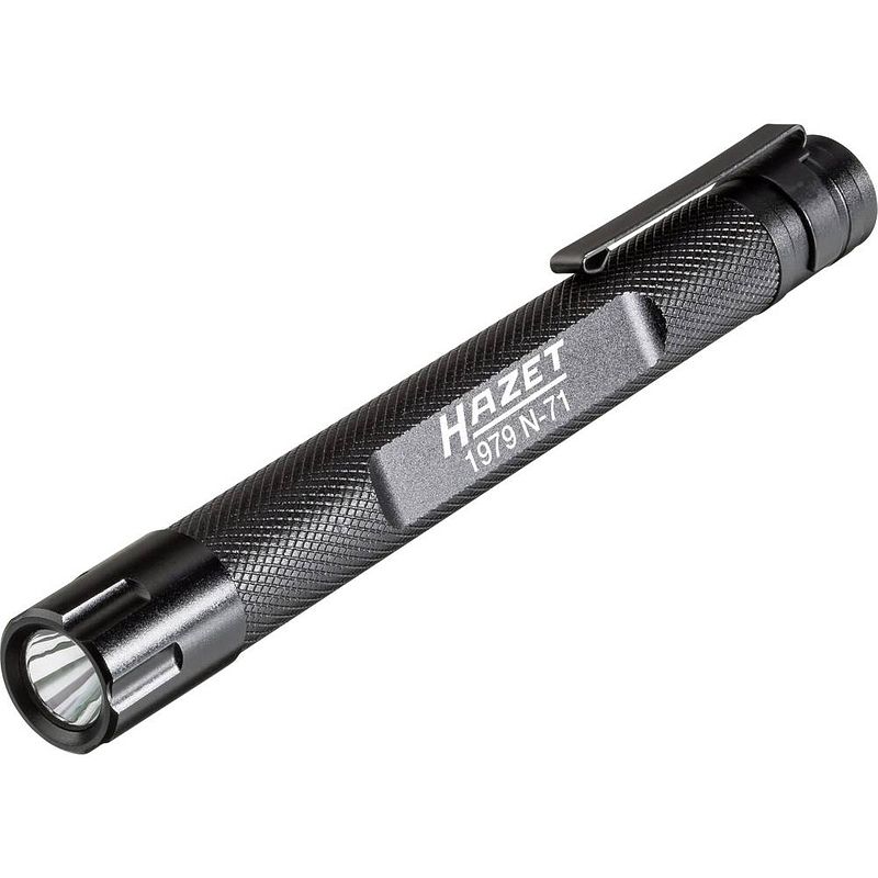 Foto van Hazet 1979n-71 penlight werkt op batterijen led 139 mm zwart