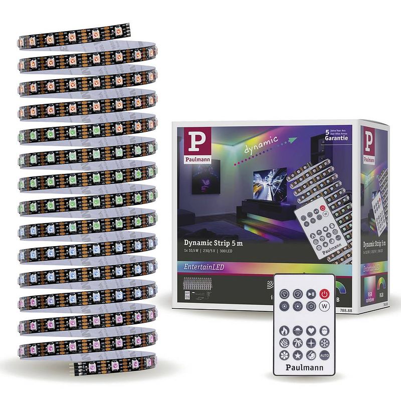 Foto van Paulmann 78888 led-strip basisset 5 m rgb