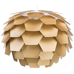 Foto van Beliani segre l - hanglamp-goud-synthetisch materiaal