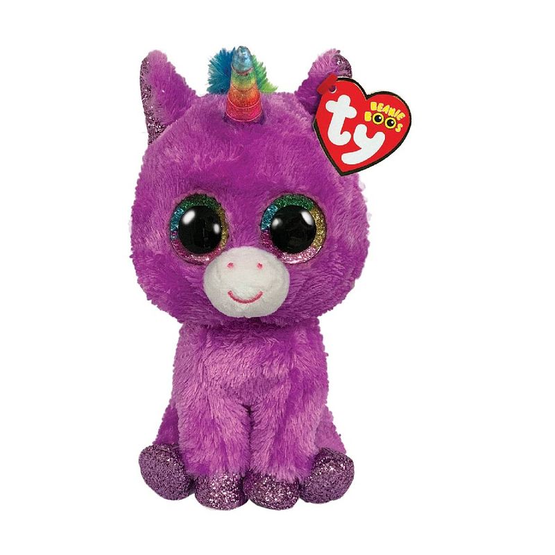 Foto van Ty beanie boo's rosette unicorn 15cm