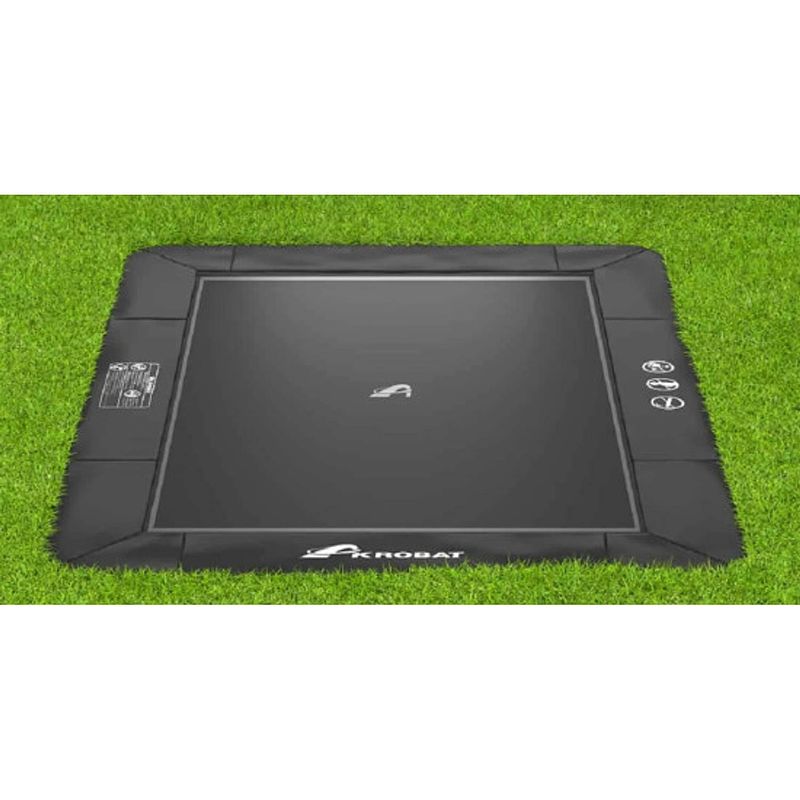 Foto van Trampoline akrobat primus flat 380x250 zwart / zwart (special edition)