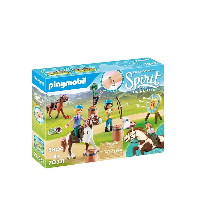 Foto van Playmobil spirit boogschieten te paard 70331