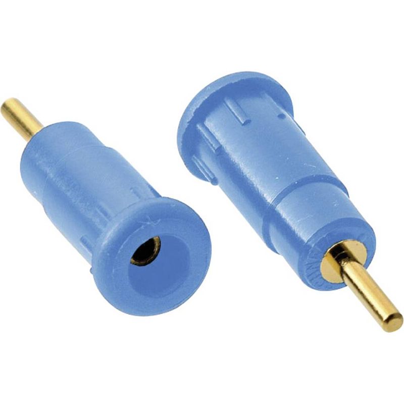 Foto van Schnepp bu 2800/bl veiligheids-labconnector, female bus, inbouw stift-ø: 2 mm blauw 1 stuk(s)