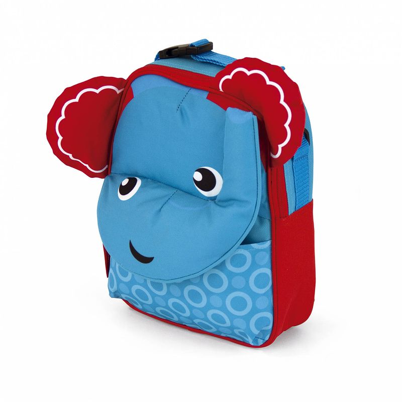 Foto van Fisher-price rugtas olifant 28 cm blauw/rood