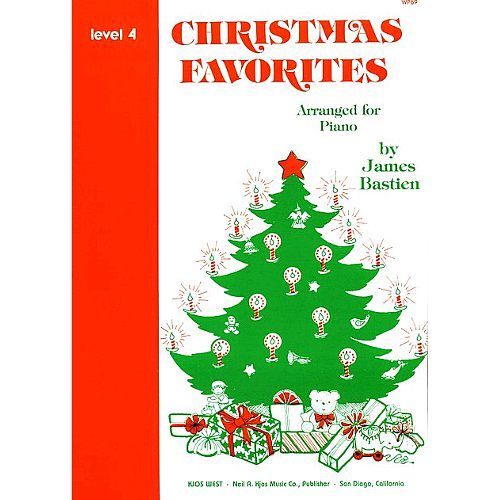 Foto van Kjos christmas favorites level 4 pianoboek