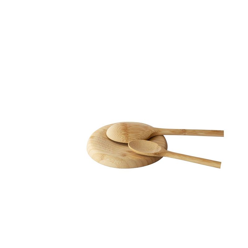 Foto van Pebbly - lepelhouder, bamboe, 13.5 cm - pebbly