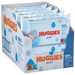 Foto van Huggies - pure - billendoekjes - 560 babydoekjes - 10 x 56