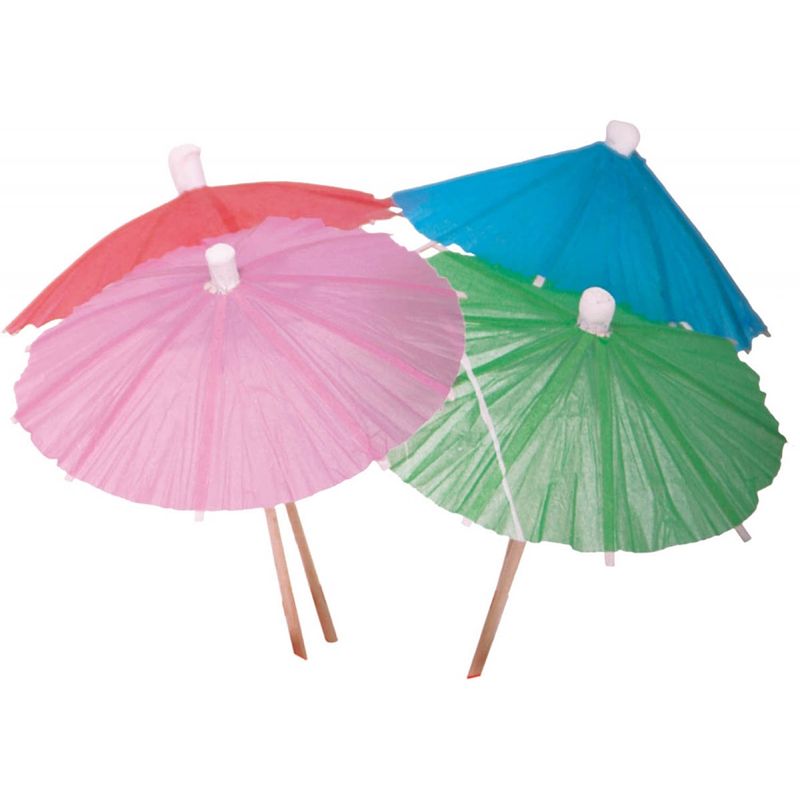Foto van Ijs parasols gekleurd 15 stuks