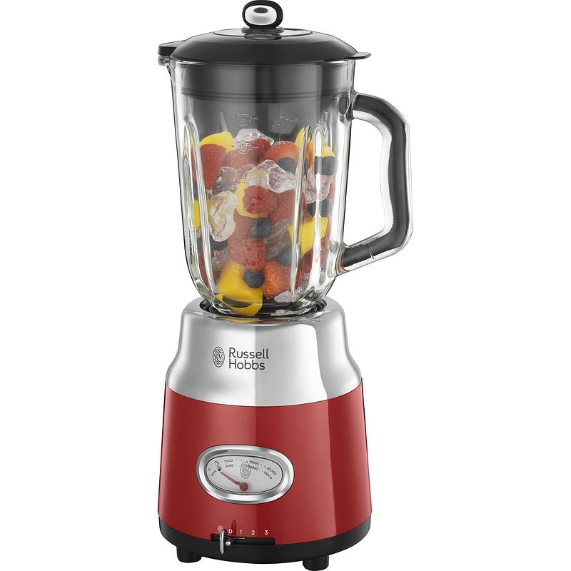 Foto van Russell hobbs blender retro - rood