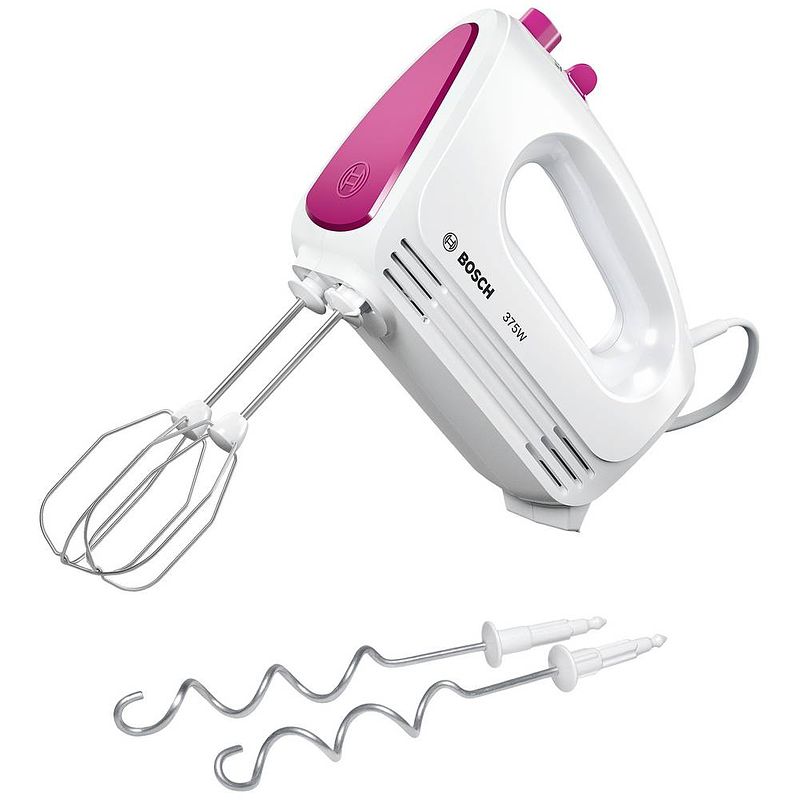 Foto van Bosch haushalt mfq2210p handmixer 375 w wit, pink