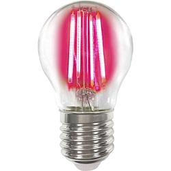 Foto van Lightme lm85314 led-lamp energielabel g (a - g) e27 kogel 4 w rood (ø x l) 45 mm x 77 mm filament / retro-led 1 stuk(s)