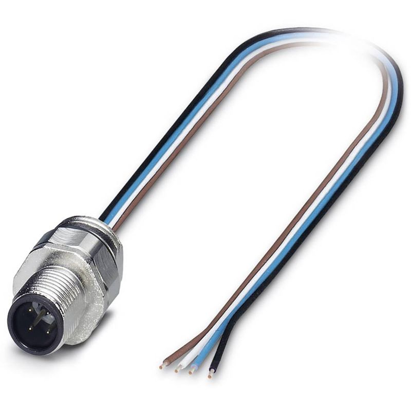 Foto van Phoenix contact 1693775 sensor/actuator steekconnector m12 aantal polen: 4 stekker, inbouw 0.50 m 1 stuk(s)