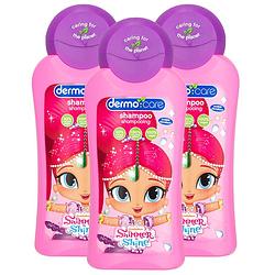 Foto van Dermo care - shimmer shine - shampoo - 3 x 200ml - voordeelpack