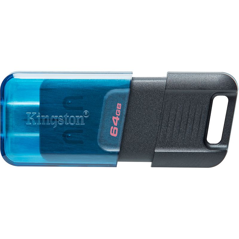 Foto van Kingston datatraveler 80 m usb-c 3.2 gen 1 64gb usb stick