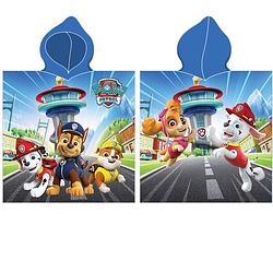 Foto van Paw patrol poncho / badcape high five - 60 x 120 cm - katoen