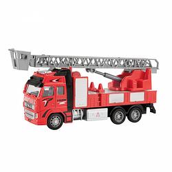 Foto van Toi-toys brandweerwagen rood 12 cm