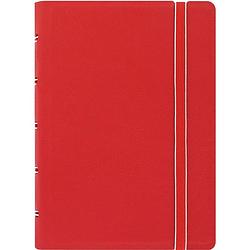 Foto van Filofax notitieboek pocket classic 14,4 x 10,5 cm kunstleer rood