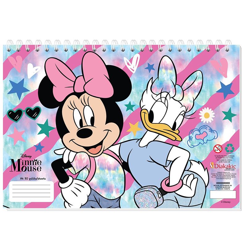 Foto van Disney notitieboek minnie mouse junior a4 papier blauw/roze