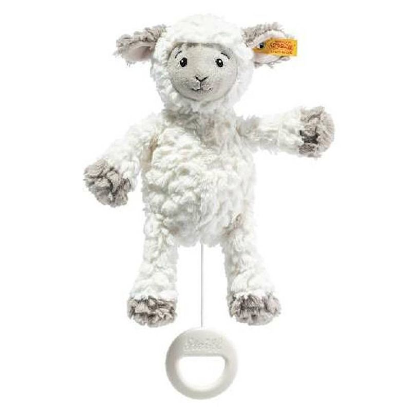 Foto van Steiff soft cuddly friends lita lamb music box, white