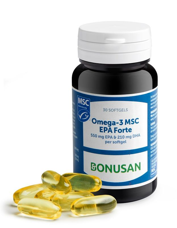 Foto van Bonusan omega 3 msc epa forte capsules