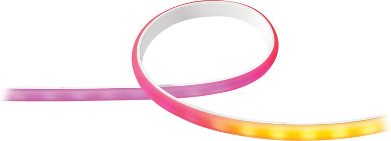 Foto van Philips hue gradient lightstrip 2m. wit en gekleurd licht (wit)