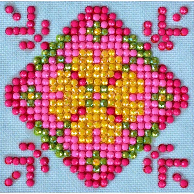 Foto van Patchwork mandala 1 diamond dotz - 7x7 cm - diamond painting