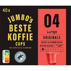 Foto van Jumbo'ss lungo originale koffiecups 40 stuks