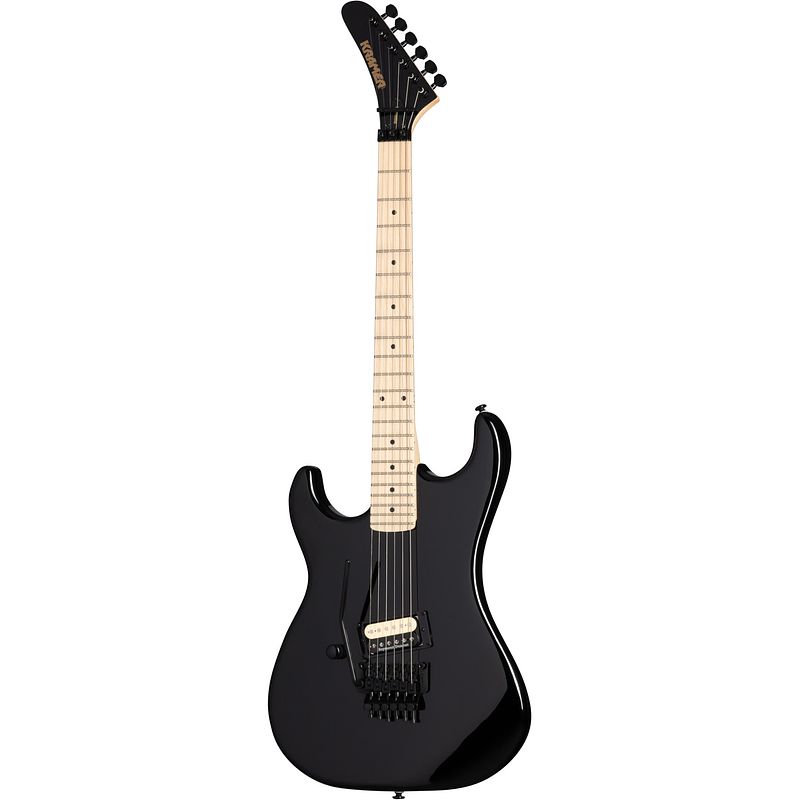 Foto van Kramer guitars original collection baretta lh ebony linkshandige elektrische gitaar