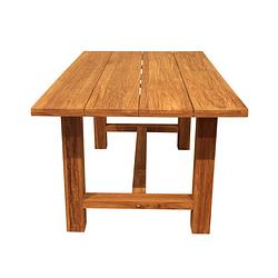 Foto van Eurofleur aanbieding - cento tafel 180x200x75 cm natural teak