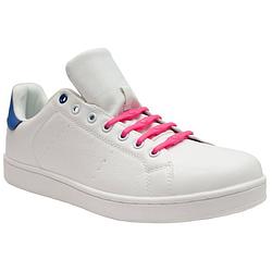 Foto van 8x shoeps xl elastische veters roze brede voeten voor volwassene - schoenveters