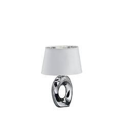 Foto van Moderne tafellamp taba - kunststof - zilver