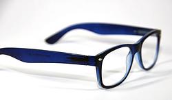 Foto van Melleson optics leesbril wayfarer mat blauw +3.00
