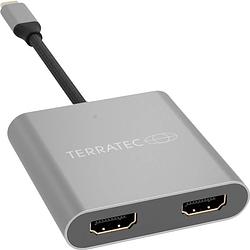 Foto van Terratec 306697 usb-c adapter [1x usb-c stekker - 1x hdmi-bus] grijs