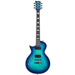 Foto van Esp ltd deluxe ec-1000t ctm violet shadow linkshandige elektrische gitaar